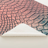 Luxury snake skin texture backgroundtexture,leathe シェルパブランケット (3/4)