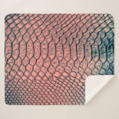 Luxury snake skin texture backgroundtexture,leathe シェルパブランケット (正面(横))