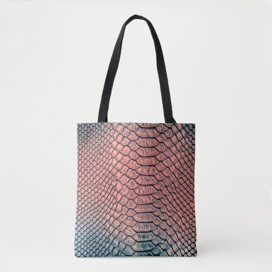 Luxury snake skin texture backgroundtexture,leathe トートバッグ (正面)