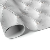 Luxury Soft Grey Faux Velvet ラッピングペーパー (ロールコーナー)