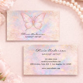 Luxury Soft Opal logo Butterfly Chic               名刺