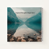 Luxury Spiral Notebook – Elegant & Personalized De ノートブック (裏面)