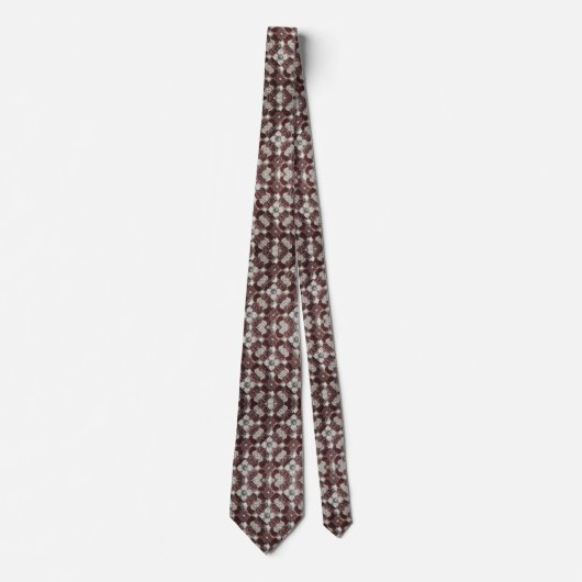Luxury Statement Burgundy Moroccan Neck Tie ネクタイ (正面)