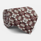 Luxury Statement Burgundy Moroccan Neck Tie ネクタイ (ロール)