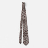 Luxury Statement Burgundy Moroccan Neck Tie ネクタイ (裏面)