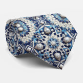 Luxury Statement Moroccan Diamond Neck Tie ネクタイ (ロール)