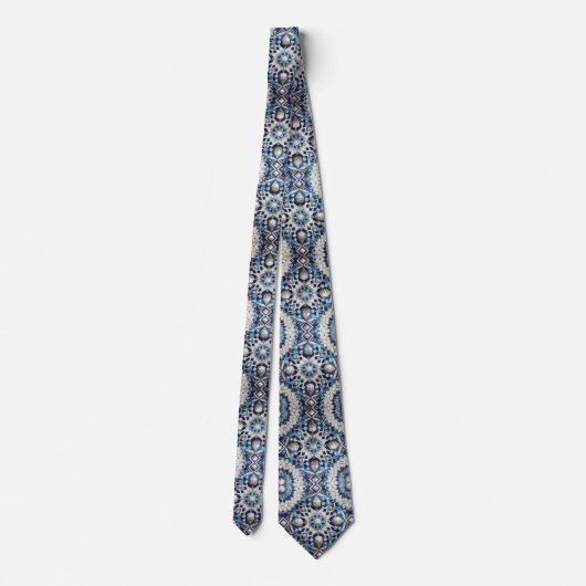 Luxury Statement Moroccan Diamond Neck Tie ネクタイ (裏面)