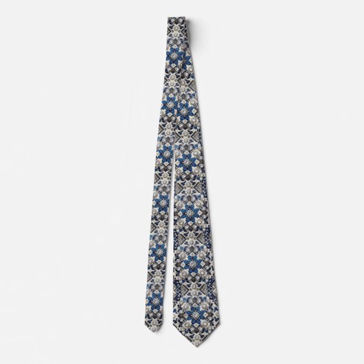 Luxury Statement Moroccan Diamond Neck Tie ネクタイ (裏面)