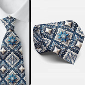 Luxury Statement Moroccan Diamond Neck Tie ネクタイ