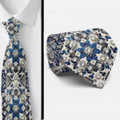 Luxury Statement Moroccan Diamond Neck Tie ネクタイ