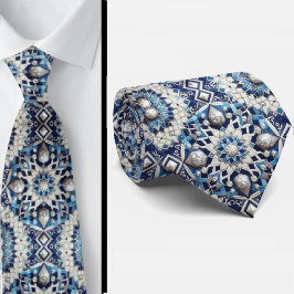 Luxury Statement Moroccan Diamond Neck Tie ネクタイ