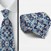 Luxury Statement Moroccan Diamond Neck Tie ネクタイ