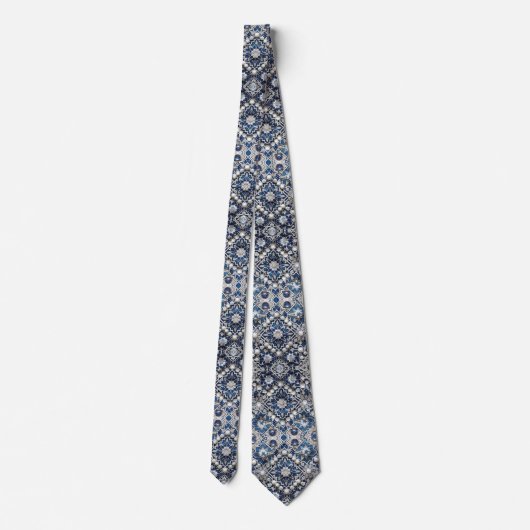 Luxury Statement Moroccan Diamond Neck Tie ネクタイ (裏面)