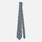 Luxury Statement Moroccan Tiled Faux Silk Neck Tie ネクタイ (正面)