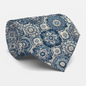 Luxury Statement Moroccan Tiled Faux Silk Neck Tie ネクタイ (ロール)
