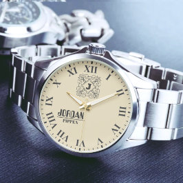 Luxury Stylish Custom Name Monogram  腕時計