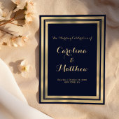 Luxury stylish modern navy blue gold Program プログラム