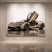Luxury Supercar  – Champagne Gold Hypercar  カード