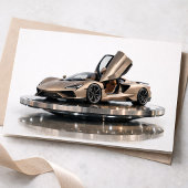Luxury Supercar  – Champagne Gold Hypercar  カード