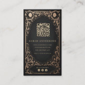 Luxury Tattoo Artist| Vintage Celestial 名刺 (裏面)
