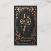Luxury Tattoo Artist| Vintage Celestial 名刺 (正面)