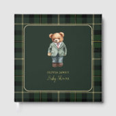 Luxury teddy bear baby shower ゲストブック (正面)
