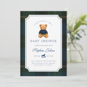 Luxury Teddy Bear baby shower  招待状 (スタンド正面)