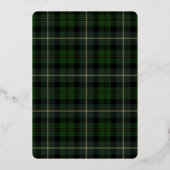 Luxury teddy bear baby shower 箔招待状 (裏面)