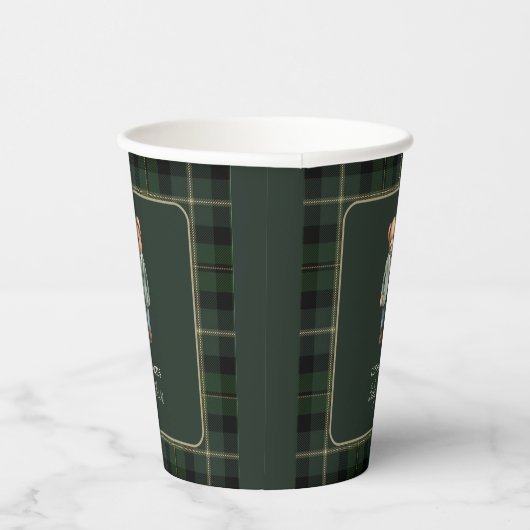 Luxury teddy bear baby shower 紙コップ (右)