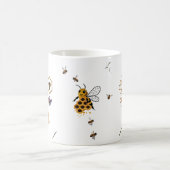 Luxury Textural Bee Lavender Honey Droplet モーフィングマグカップ (中央)