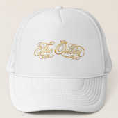 Luxury The Queen Gold Crown Hat キャップ (正面)