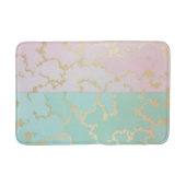 Luxury Trendy Blush Pink Soft Mint Gold Collection バスマット (正面)