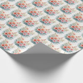 Luxury Trendy Wildflowers Beautiful Collection ラッピングペーパー (角)
