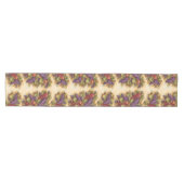 Luxury Tuscan Grapes Watercolor Table Runner ミディアムテーブルランナー (横)