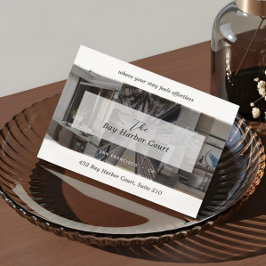 Luxury Vacation Rental Property Host Manager Photo コーリングカード