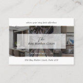 Luxury Vacation Rental Property Host Manager Photo コーリングカード (正面)