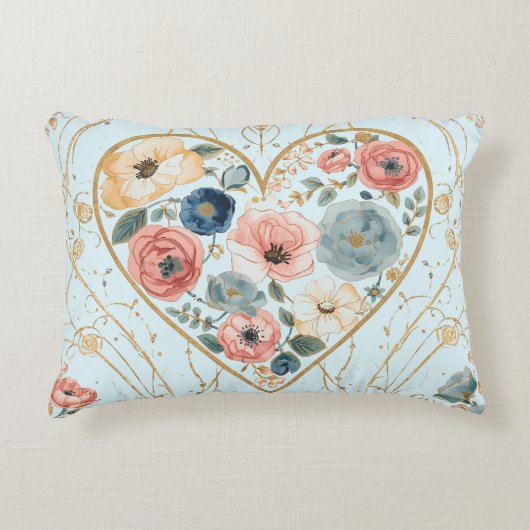 Luxury, Valentine's Day, Flowers of My Heart アクセントクッション (正面)