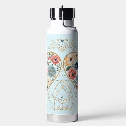 Luxury, Valentine's Day, Flowers of My Heart ウォーターボトル (左面)
