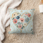 Luxury, Valentine's Day, Flowers of My Heart クッション (ブランケット)