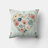 Luxury, Valentine's Day, Flowers of My Heart クッション (裏面)