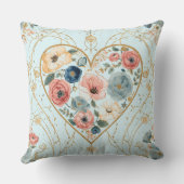 Luxury, Valentine's Day, Flowers of My Heart クッション (裏面)