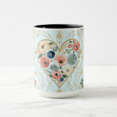 Luxury, Valentine's Day, Flowers of My Heart マグカップ (中央)