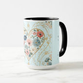 Luxury, Valentine's Day, Flowers of My Heart マグカップ (正面右)