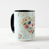 Luxury, Valentine's Day, Flowers of My Heart マグカップ (正面左)