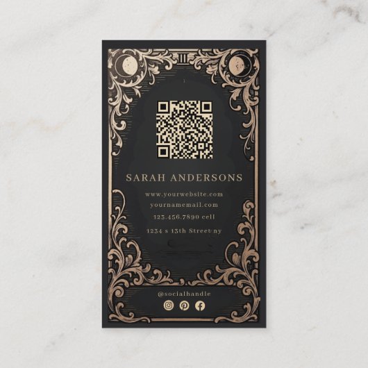 Luxury Vintage Barber | Celestial 名刺 (裏面)