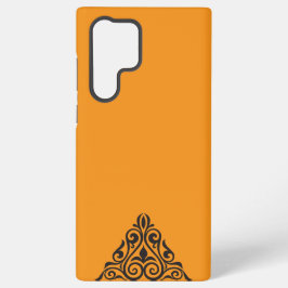 Luxury Vintage Floral Frame Decorative Art Samsung Galaxy S22 Ultraケース