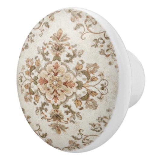 Luxury Vintage Imperial Floral セラミックノブ (右)