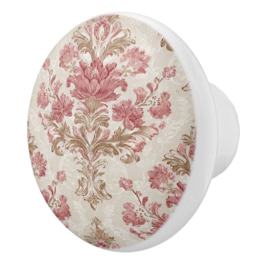 Luxury Vintage Imperial Floral セラミックノブ (右)