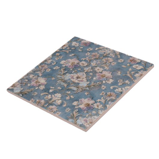 Luxury Vintage Imperial Floral タイル (側面)