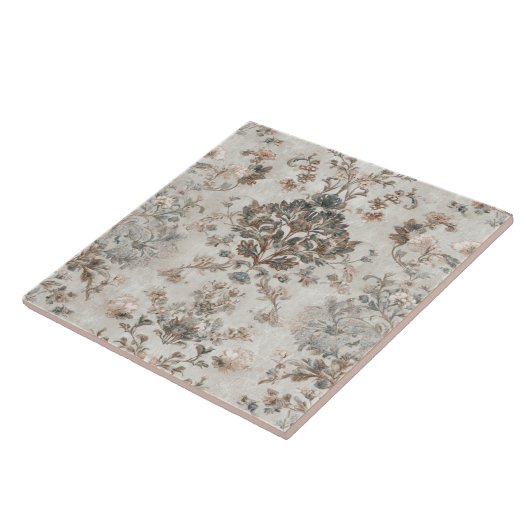 Luxury Vintage Imperial Floral タイル (側面)
